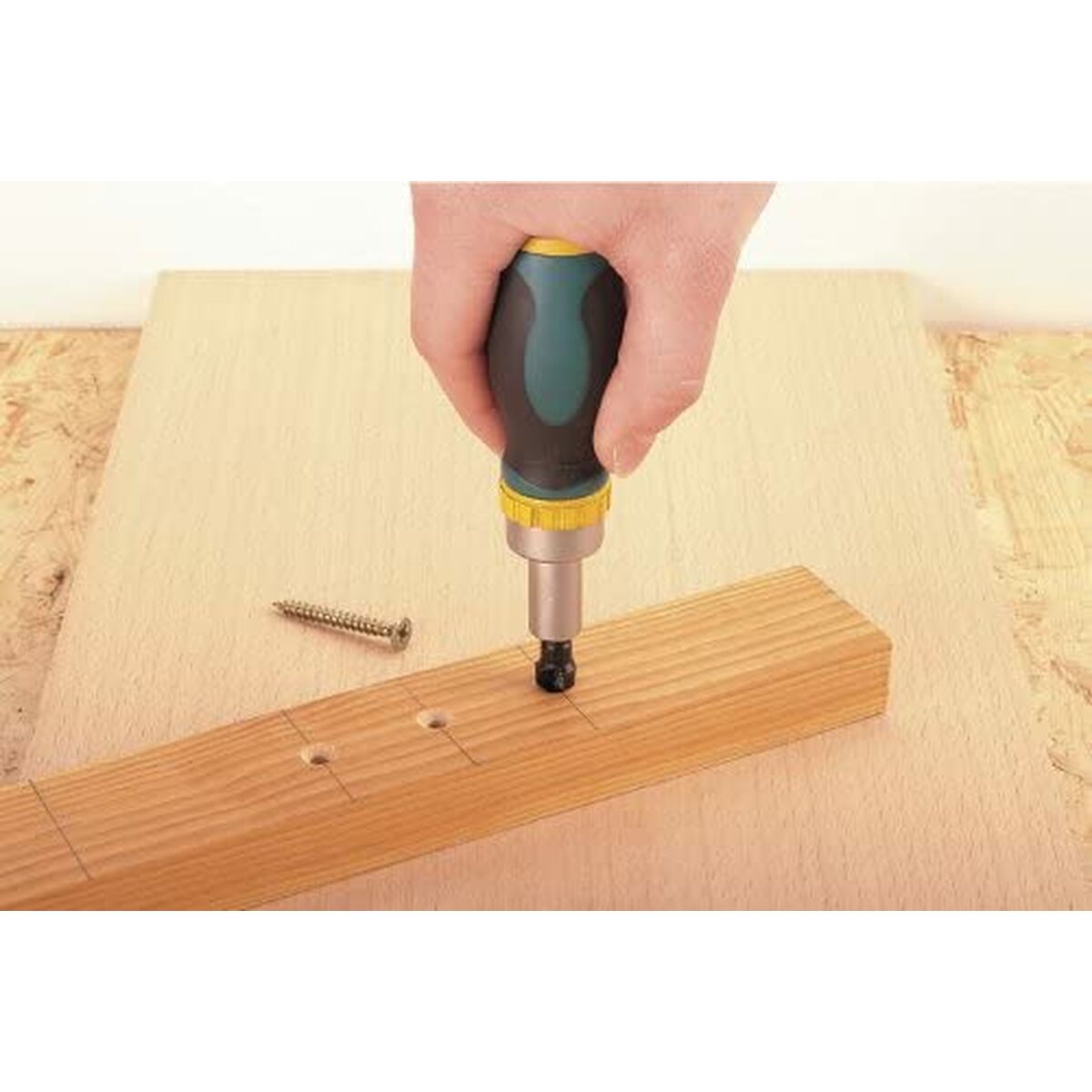 Bit set with screwdriver Wolfcraft 1237000